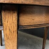 Solid Oak Oval XL Dining Table Extendable Classic