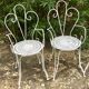 Salon de jardin vintage en fer