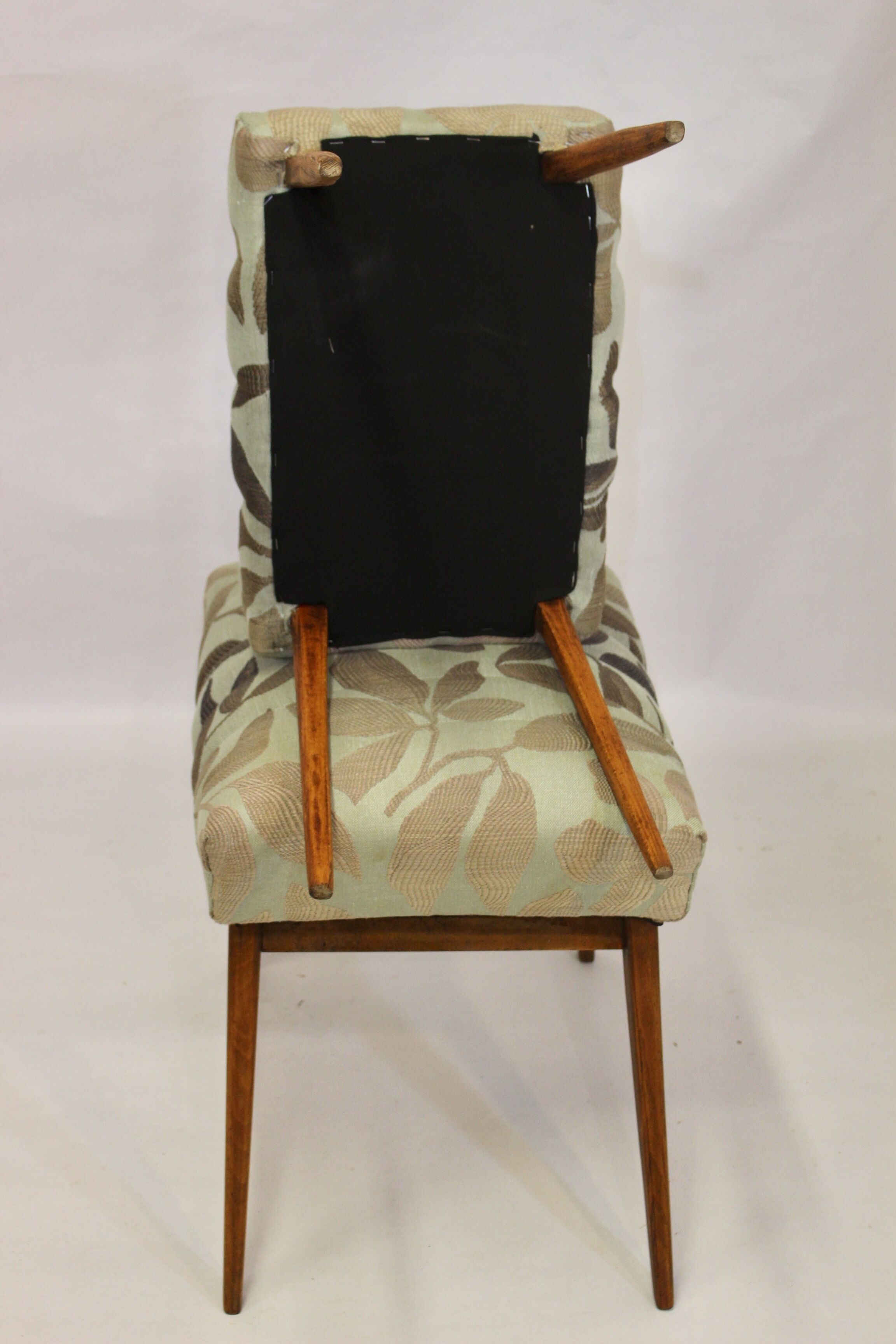 Duo of stools in 50s beech fully restored