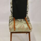 Duo of stools in 50s beech fully restored