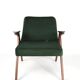 Green Olive Bunny Armchair by Józef Chierowski, 1970s