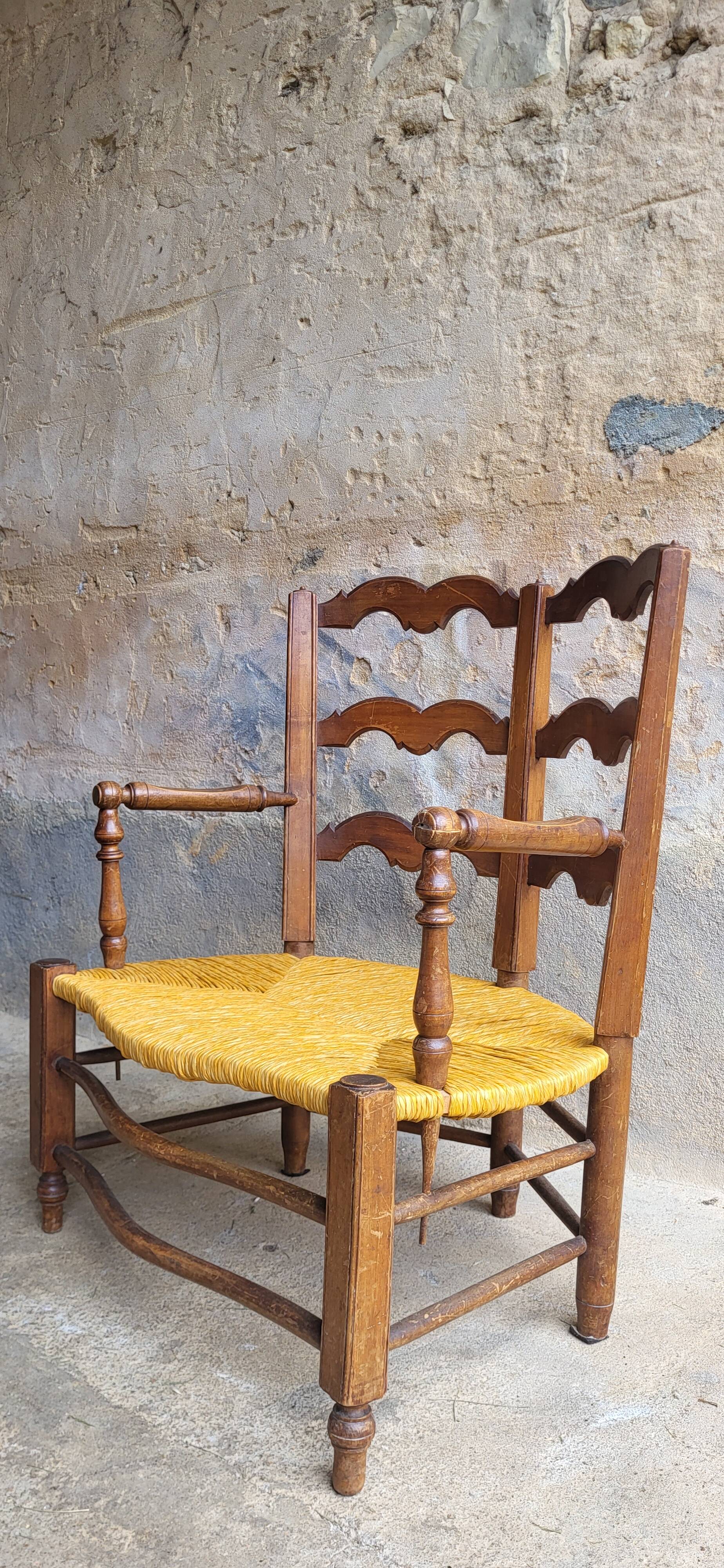 19th century Provençal Radassier armchair