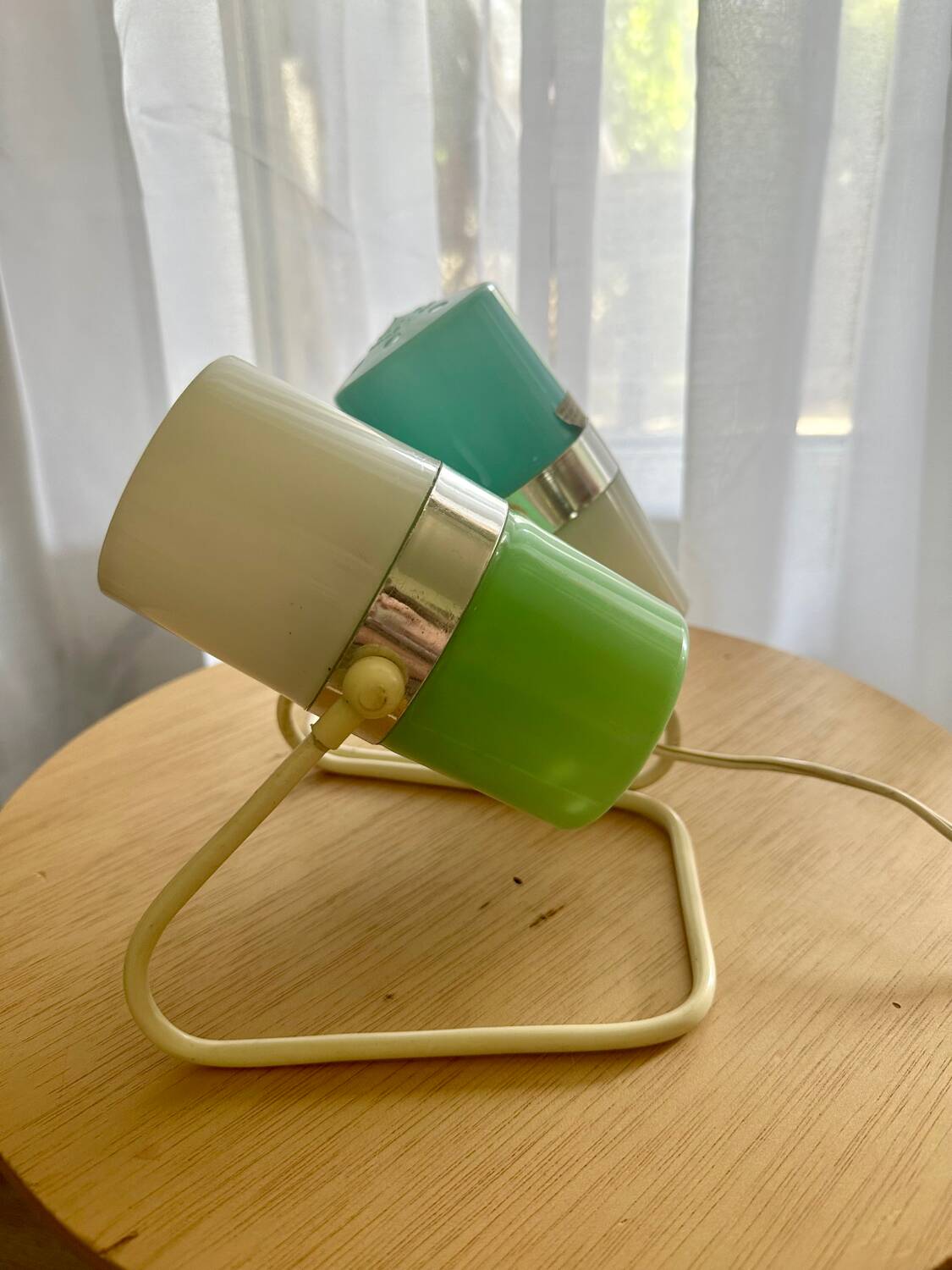 Rare Pair of "Capsule" Vintage Lamps from the 1960s