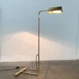 Mid-century floor lamp with counterweight in brass, 1960s