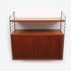 Wall unit in teak by Nisse Strinning