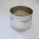 Silver metal towel ring