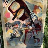 Tapis mural en soie