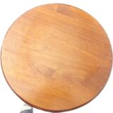 Wooden pedestal table