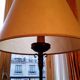 Lampadaire en fer forgé tripode des années 50