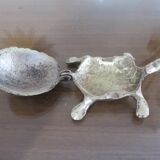 Ashtray " turtle " in brass 70s