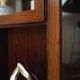 Rosewood display cabinet by Omann Jun Møbelfabrik model 6 with lighting, Denmark 1960s