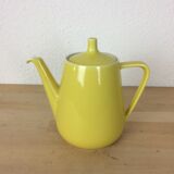 Yellow ceramic teapot, 1950s