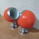 Paire d'appliques eyeball orange