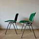 2 Castelli dsc106 green chairs, Italy, 1970s