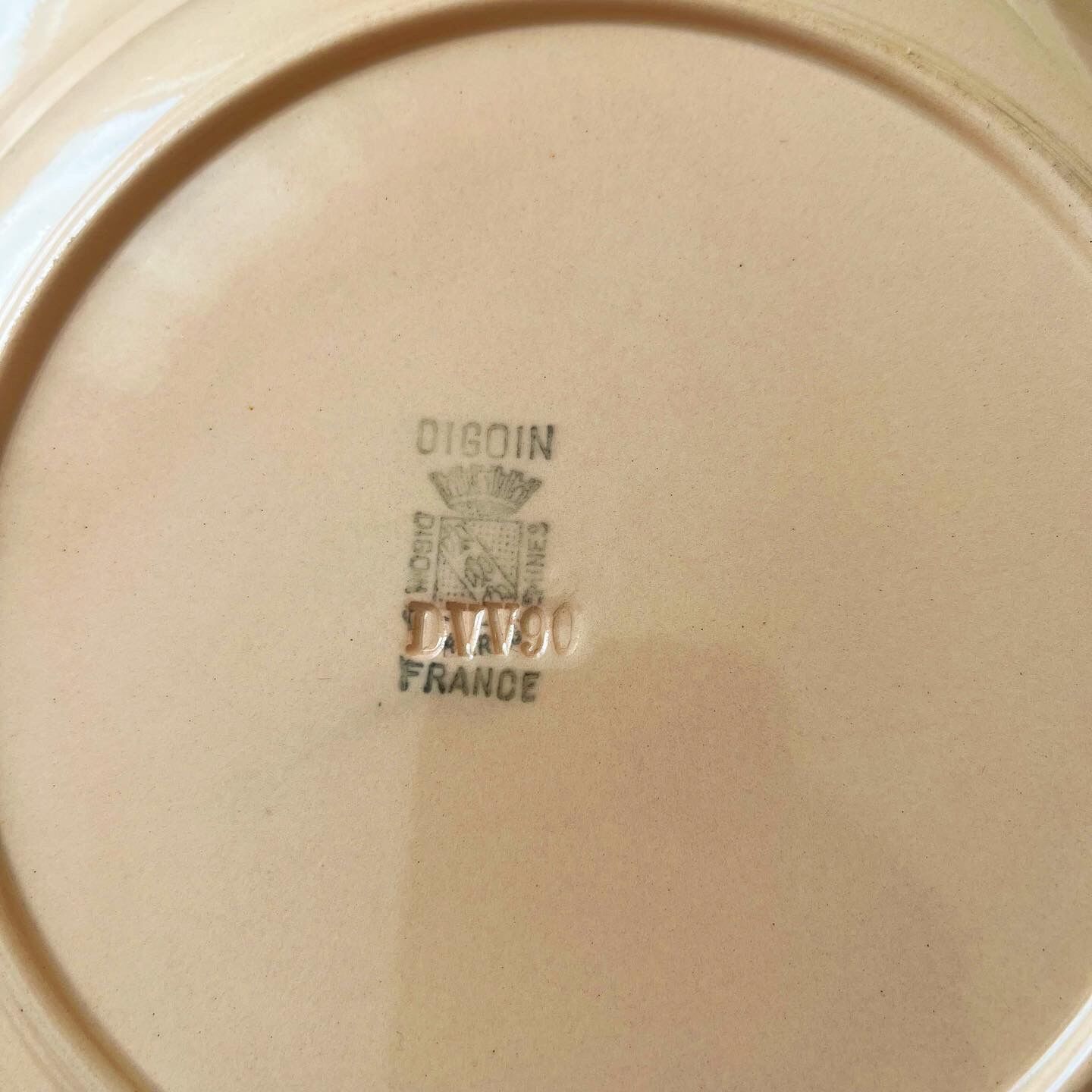 4 Digoin fish plates