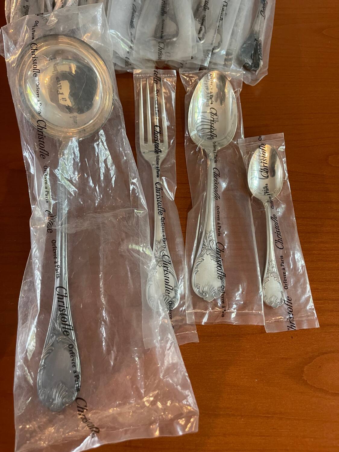 Christofle Marly new cutlery 37 pieces in sealed blister