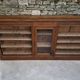 Oak display cabinet 237 cm