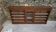 Oak display cabinet 237 cm