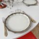 6 unalterable porcelain plates from Salins-les-Bains (Jura, France)