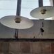 Duo de suspensions en opaline blanche