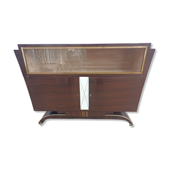 Buffet vitrine art deco  en macassar