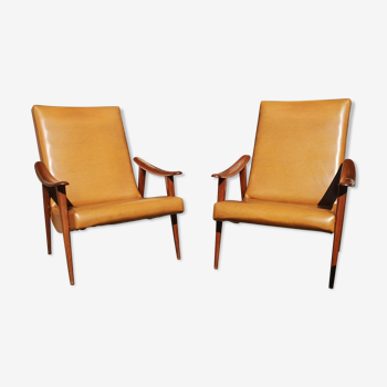 Pair of scandinavian armchairs