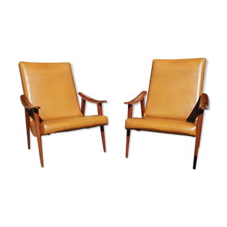 Pair of scandinavian armchairs