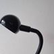 Large Black Adjustable Iconic Table Lamp Hebi, Isao Hosoe, Valenti Luce, 1970s
