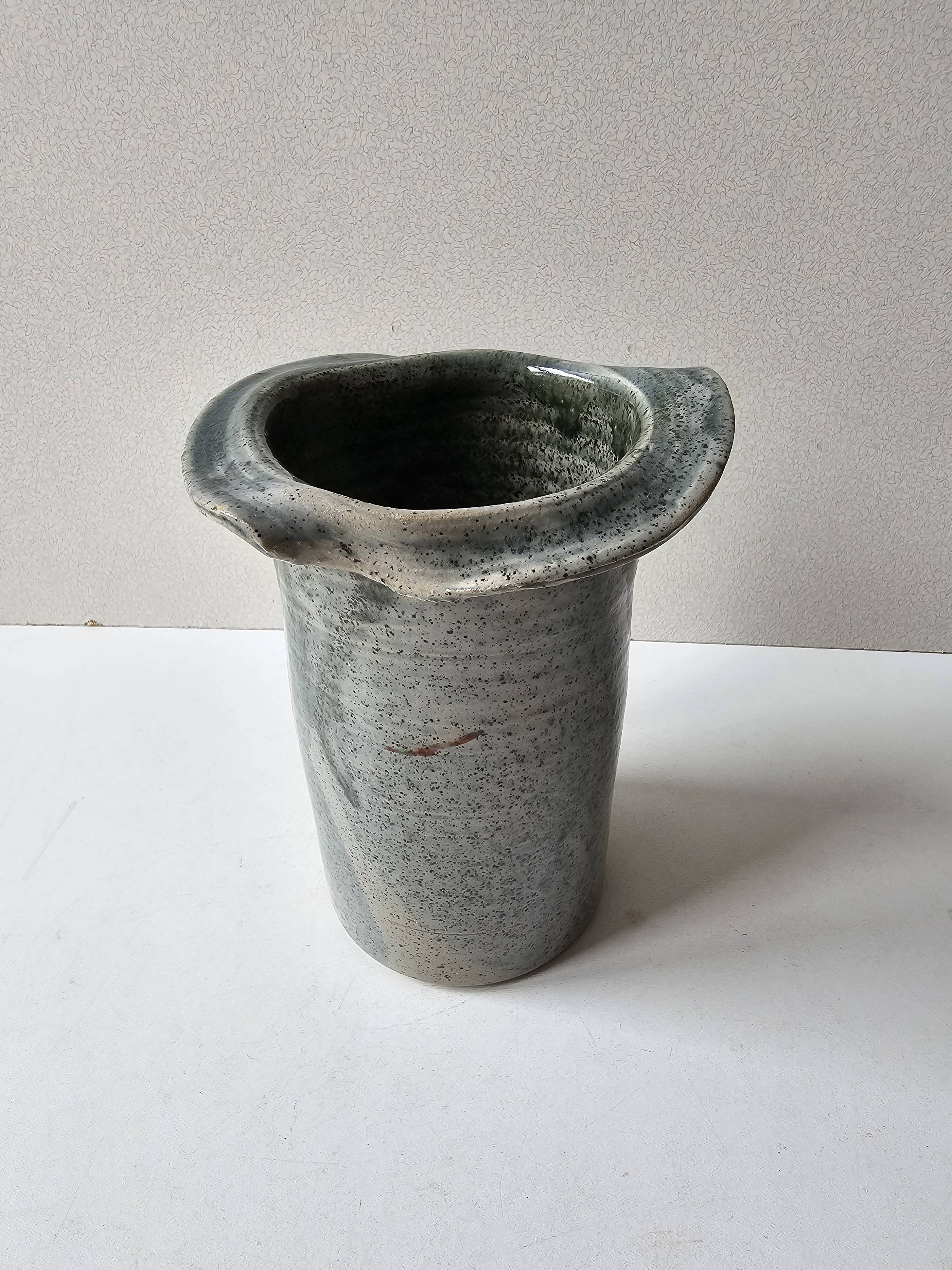 Free-form ceramic vase by colette szostak