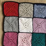 Crochet granny blanket