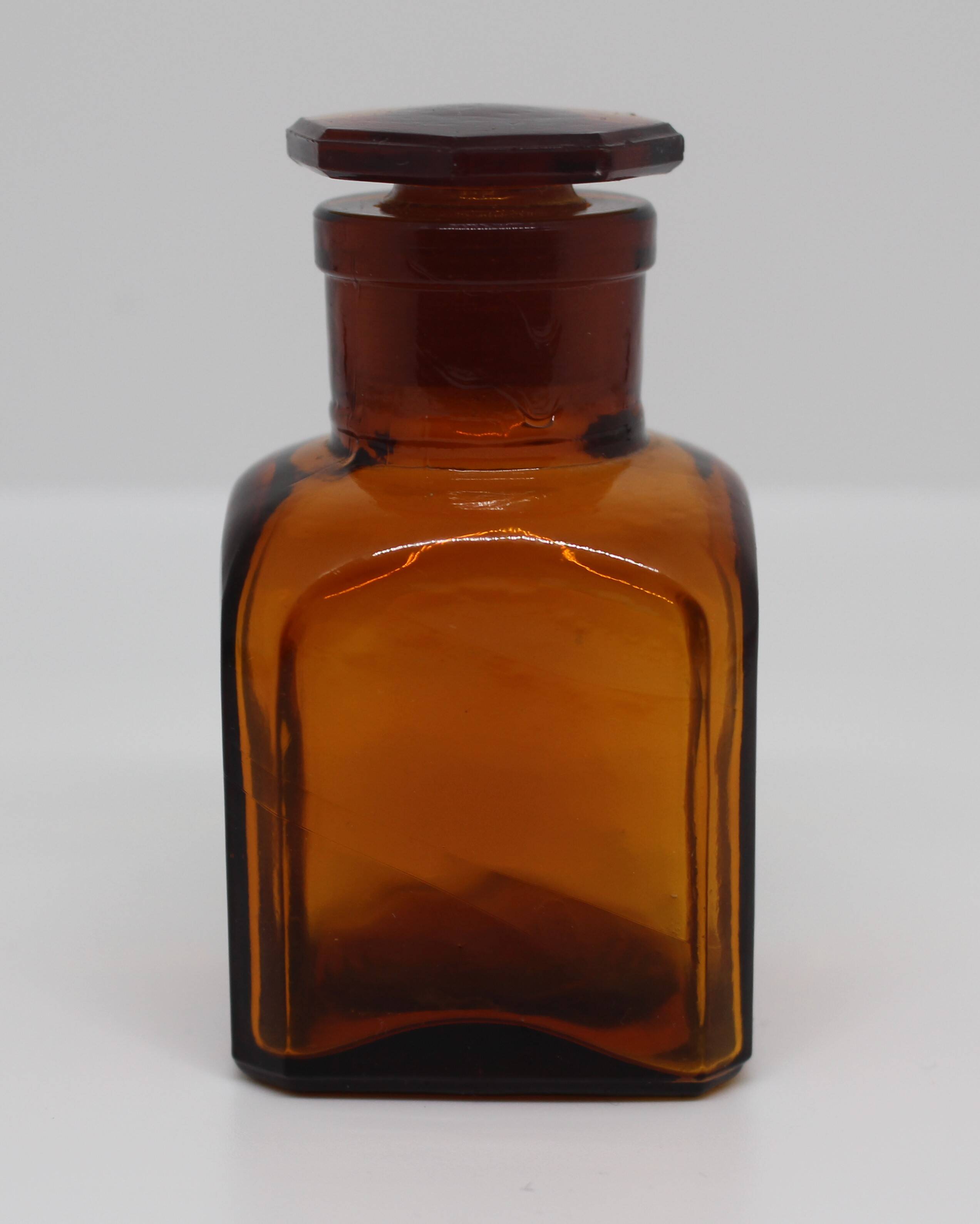 Amber Apothecary Bottle