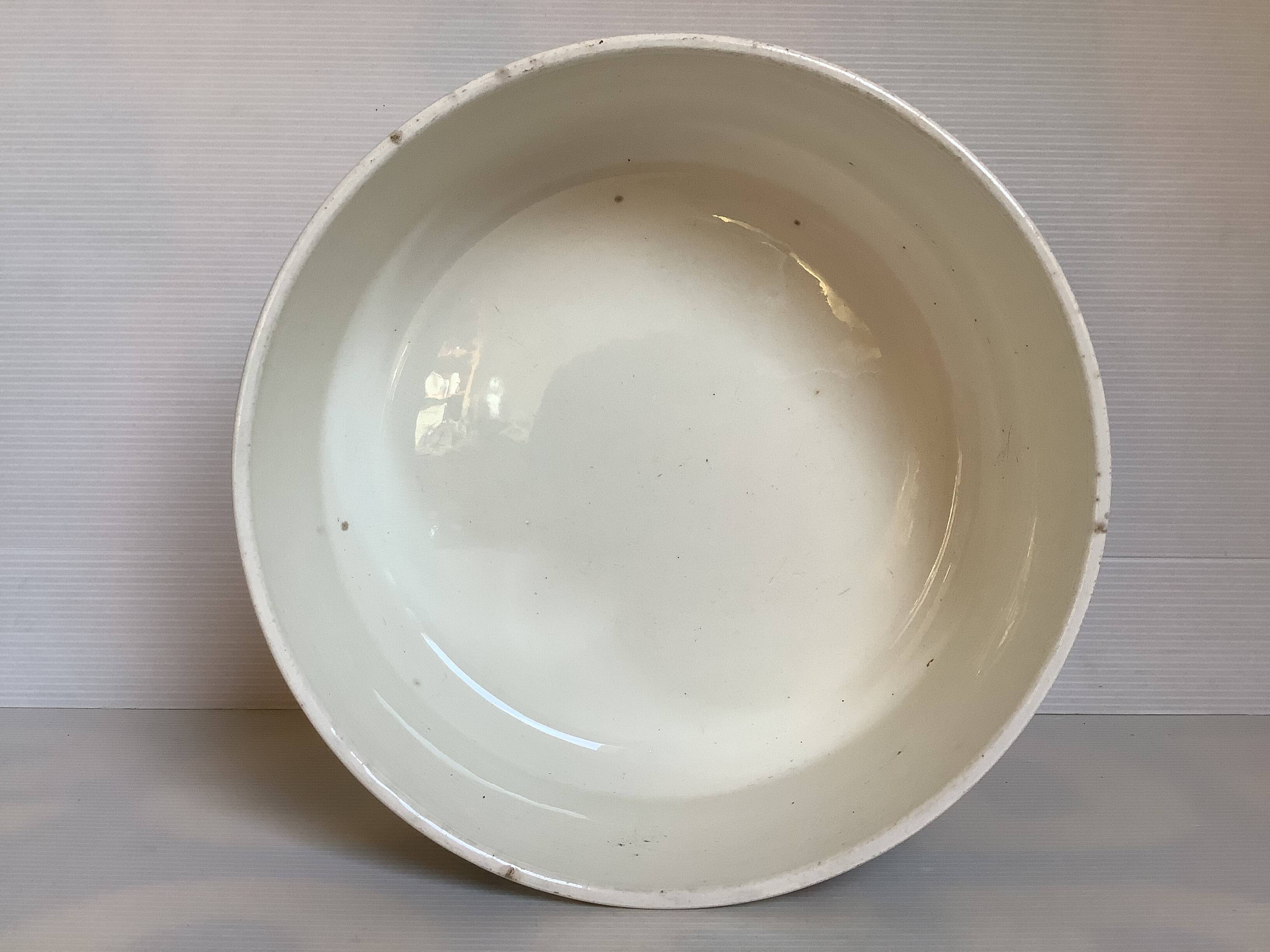 Large art deco badonviller salad bowl