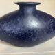 Large blue ovoid Scavo vase