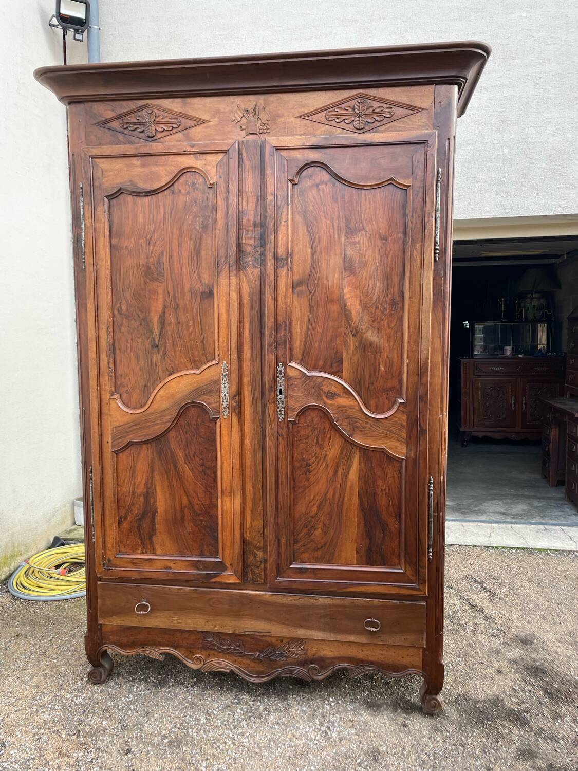 Large 18th century Louis XV Provencal wardrobe