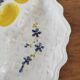 Vintage egg and raw vegetable platter