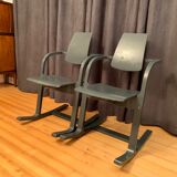 Pair of Pendulum chairs by Peter Opsvik, Stokke, Norway, 1980s