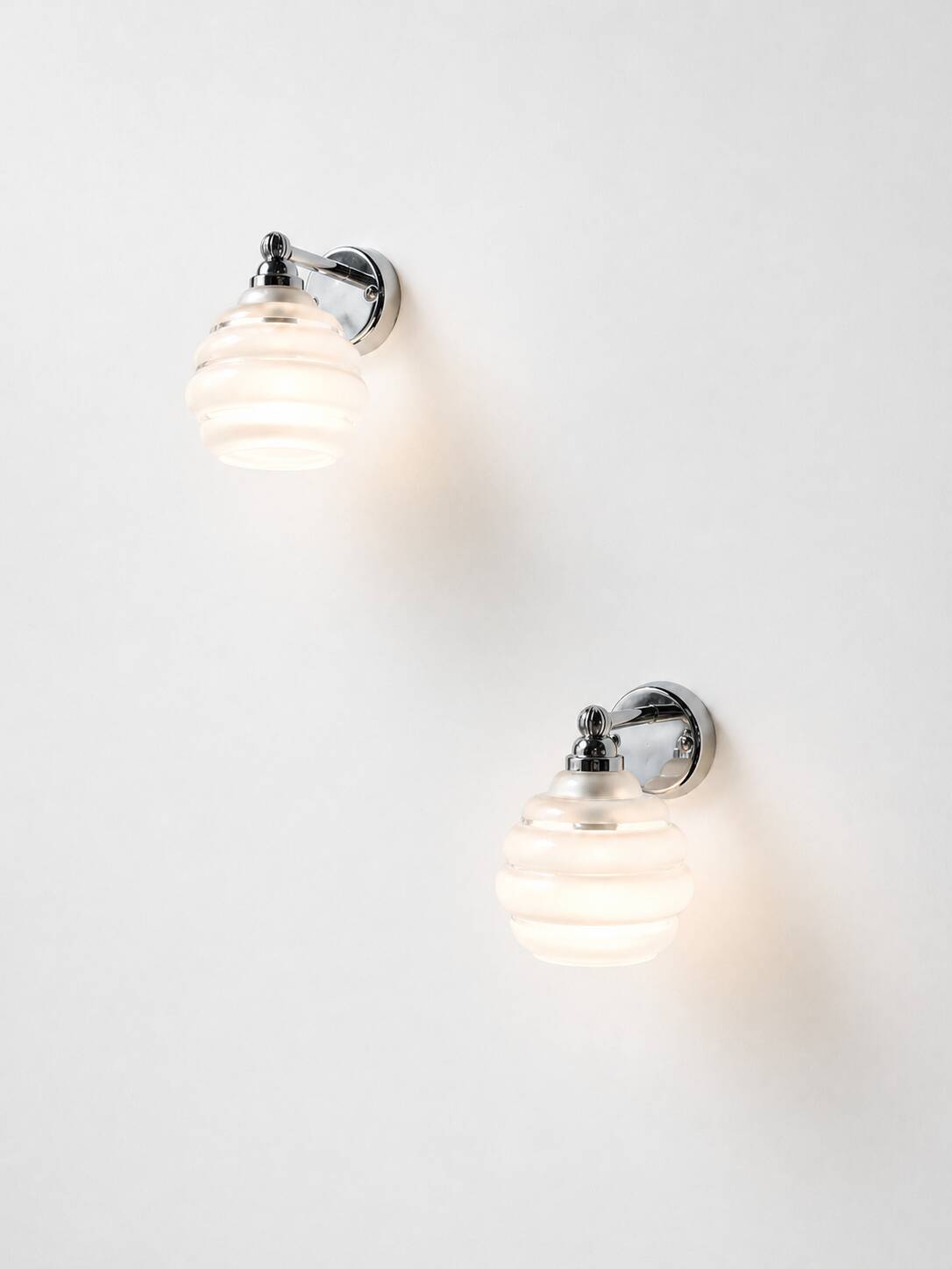 Vintage Art Deco wall lights
