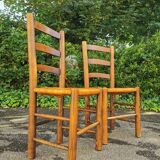 Set of 4 mulched chairs by Georges Robert