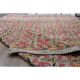 Tapis couloir vintage turc Oushak fait main en laine et coton gris 169x248 cm des années 1970