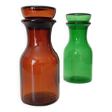 Set of 2 vintage jars Level 70s/80s
