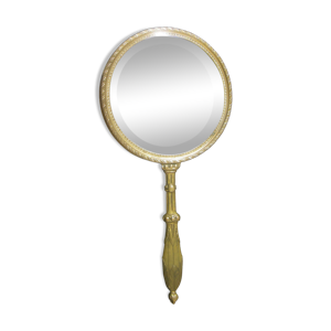 Face à main miroir en
