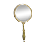 Hand mirror gilded bronze XIX th