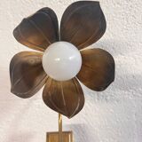Applique fleur laiton