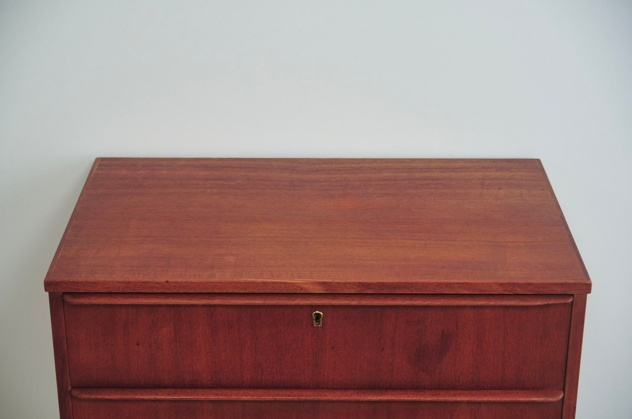 Teak vintage Danish chest of drawers