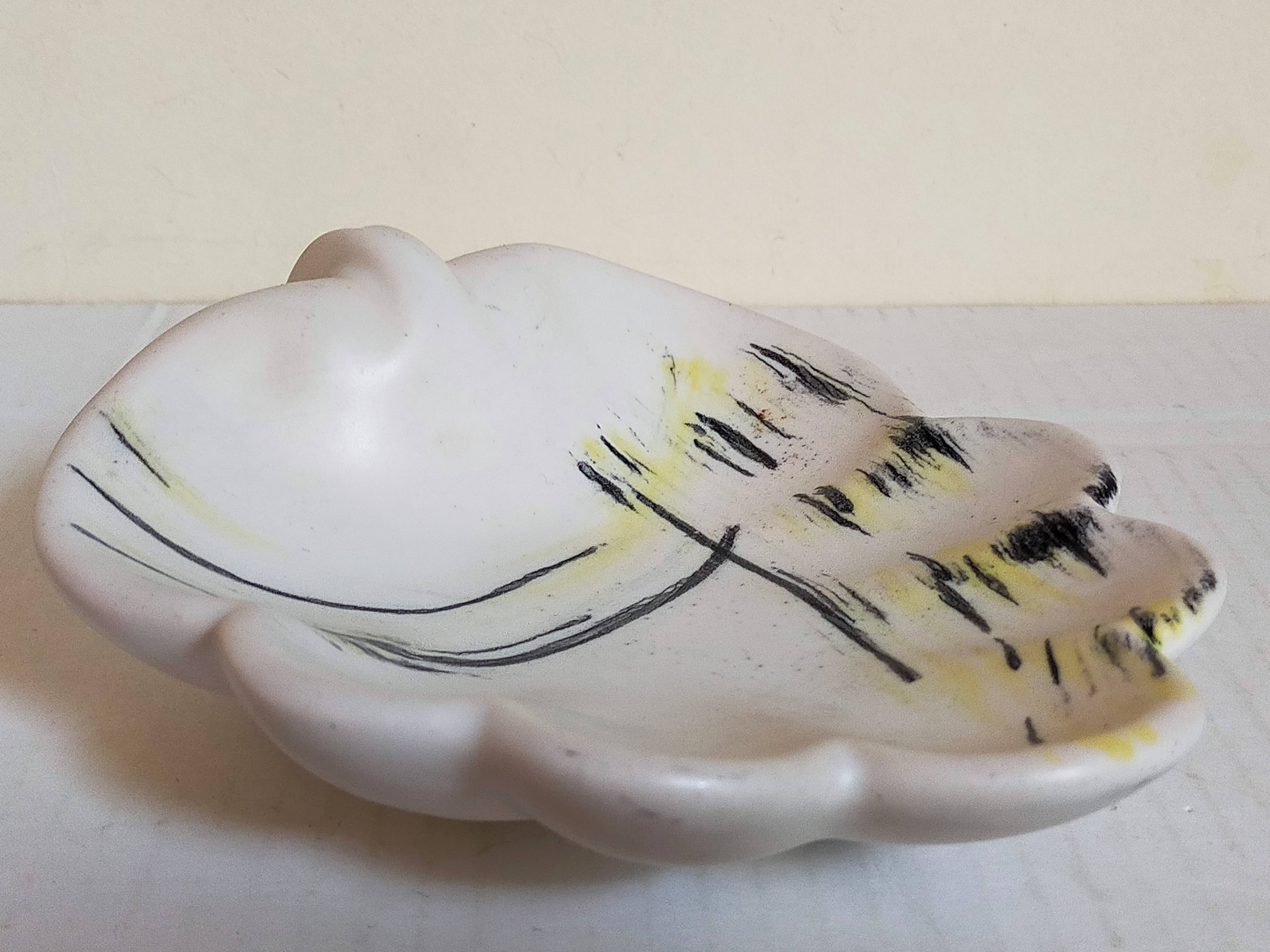 Vallauris ceramic pocket tray from the 1950s