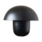 Lampe champignon métal noir