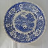 4 plates old faience 506 112 villeroy boch burgenland blue