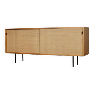 Florence Knoll Model 116 Seagrass Sideboard, 1950s