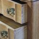Vintage Mid-Century Danish Oak Baroque/Rococo style Commode