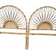 60s rattan headboard